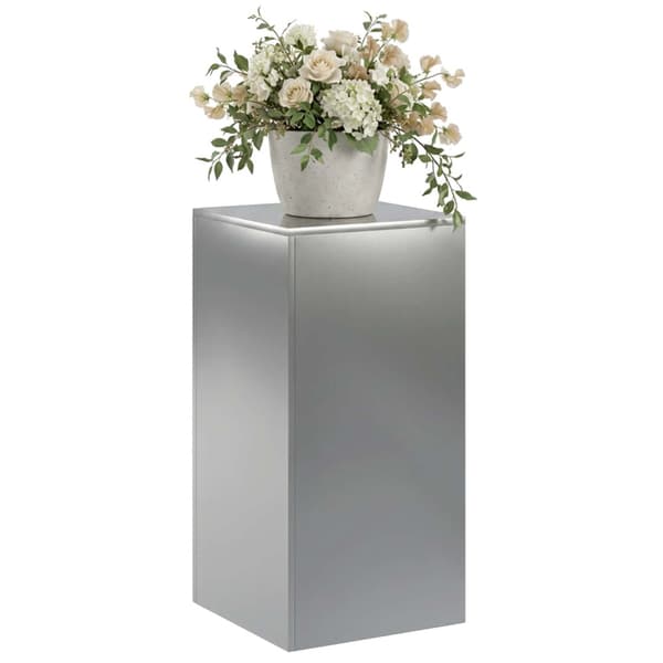 Växtställ Silver 40 x 40 x 80 cm Stål