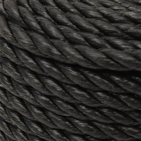 Rep svart 16 mm 50 m polypropen