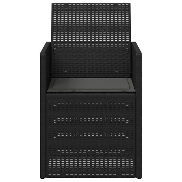 Trädgårdsmatstolar 2 pcs Antracit PP