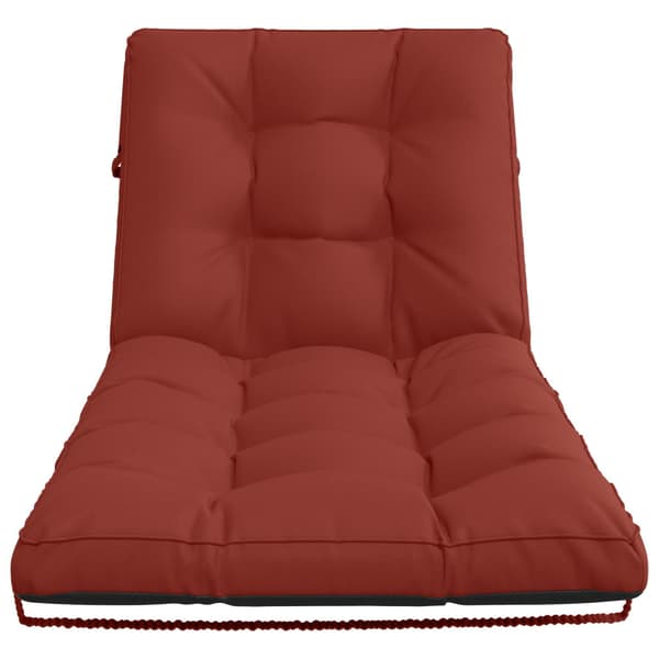 Solstol Kudde VIANEN 100% Polyester Röd 200 x 90 x 8 cm