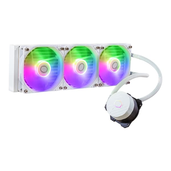 Cooler Master MasterLiquid 360L Core ARGB White Processor Vätskekylningskit 12 cm Vit