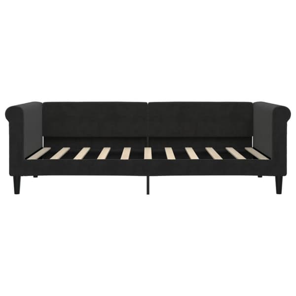 Dagbädd svart 90x190 cm sammet