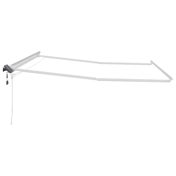 Markisram Vit 400 × 300 cm Aluminium