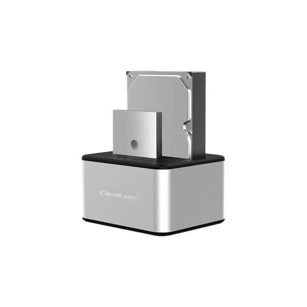 Qoltec - HDD / SSD dockningsstation - SATA 6Gb/s - USB 3.0