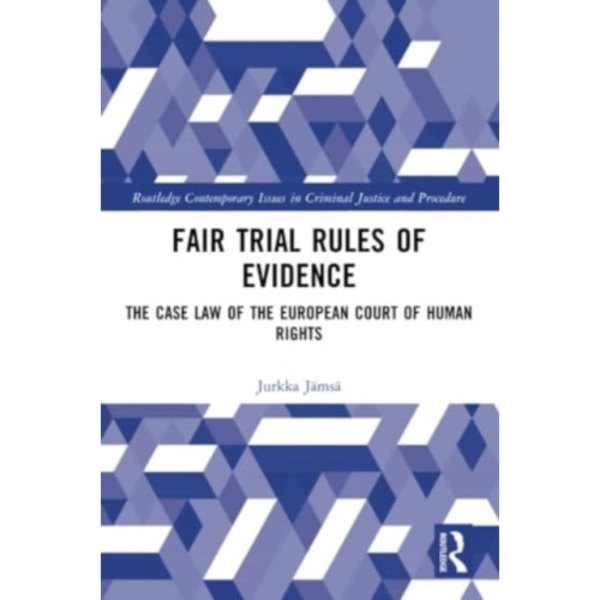 Fair Trial Rules of Evidence (häftad, eng)
