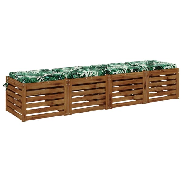 4-delade Sittdynor SOEST 4 st 100% Polyester Bladmönster