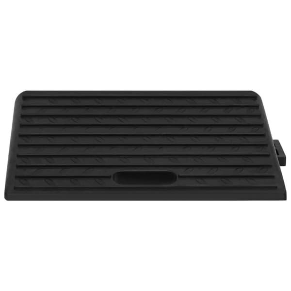 Trottoarramper 2 st 50x30x11 cm gummi