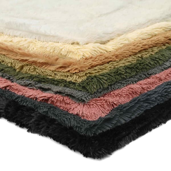 Kudde med kudde HEERLEN 2 st Vit PV Fleece
