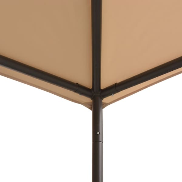Paviljong 3x3 m stål beige