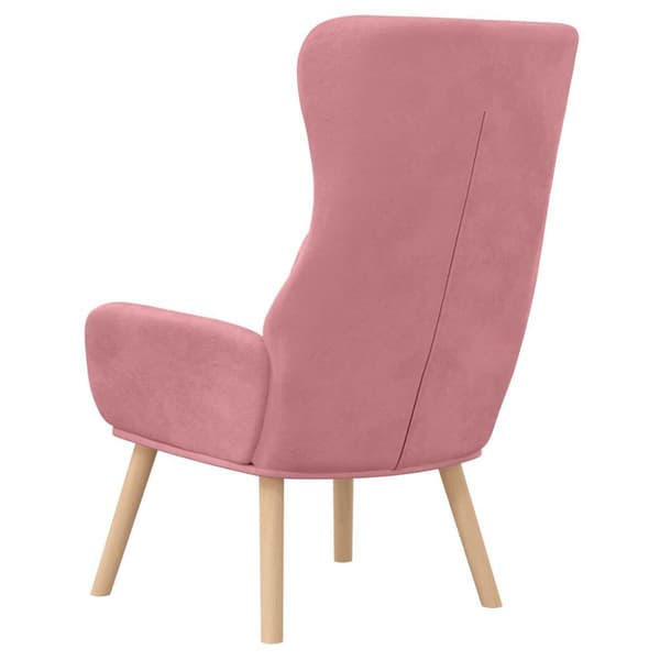 Vilstol rosa sammet