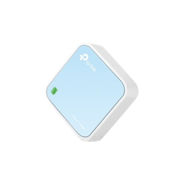 TP-Link TL-WR802N - trådlös router - Wi-Fi - skrivbordsmodell Blå, Vit
