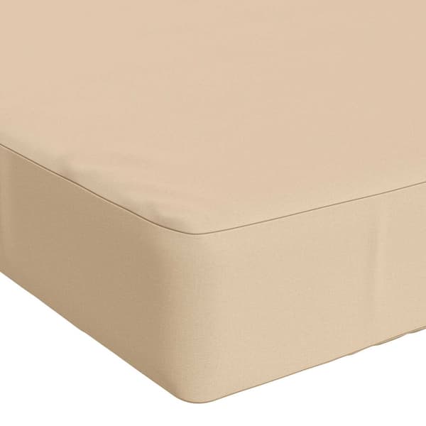 Bänk kudde SOEST 100% Polyester Gräddvit 120 x 50 x 8 cm