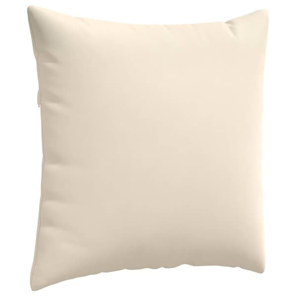 Sofakuddar 2 pcs Beige 80 x 80 cm tyg