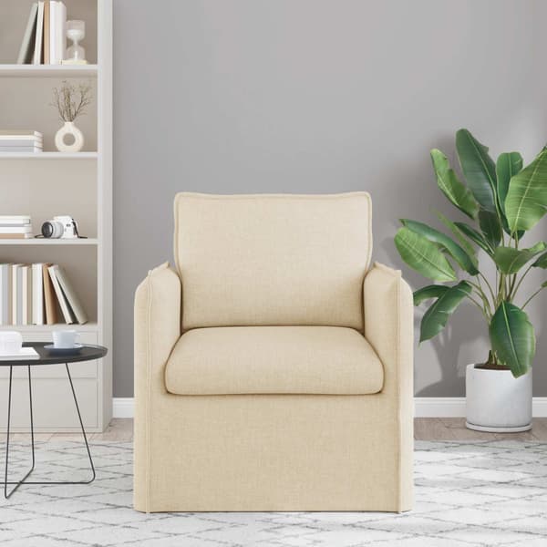 Soffa Kräm 75 x 82 x 85 cm tyg