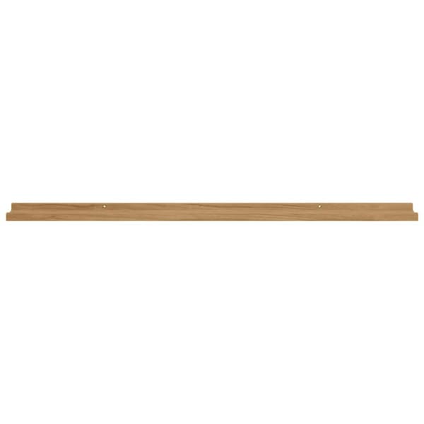 Vägg hylla Väggmonterat 4 st Brun 115 x 9 x 3 cm