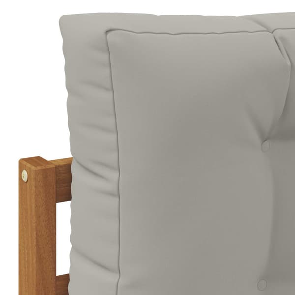 Utomhussoffa Massivt akaciaträ och polyester