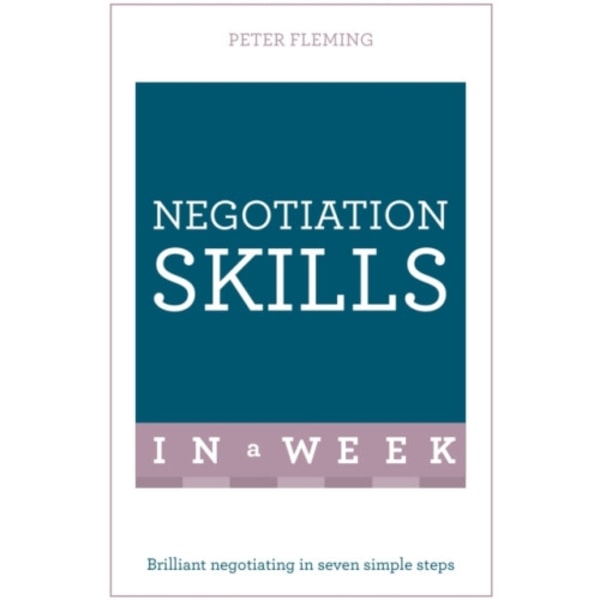 Negotiation Skills In A Week (häftad, eng)