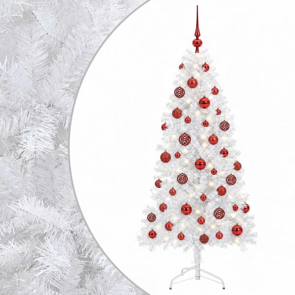 Plast Hingad Julgran 150 cm 150 LED-lampor Varmvit