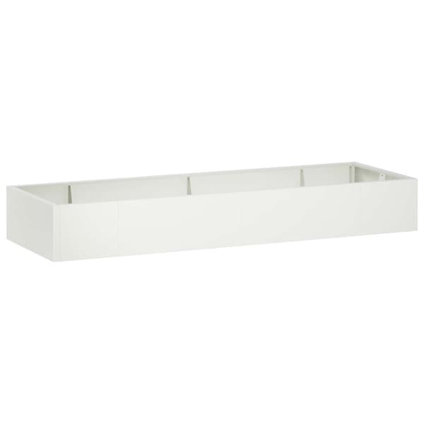 Stödvägg 8 st 300 x 100 x 50 cm Stål Vit