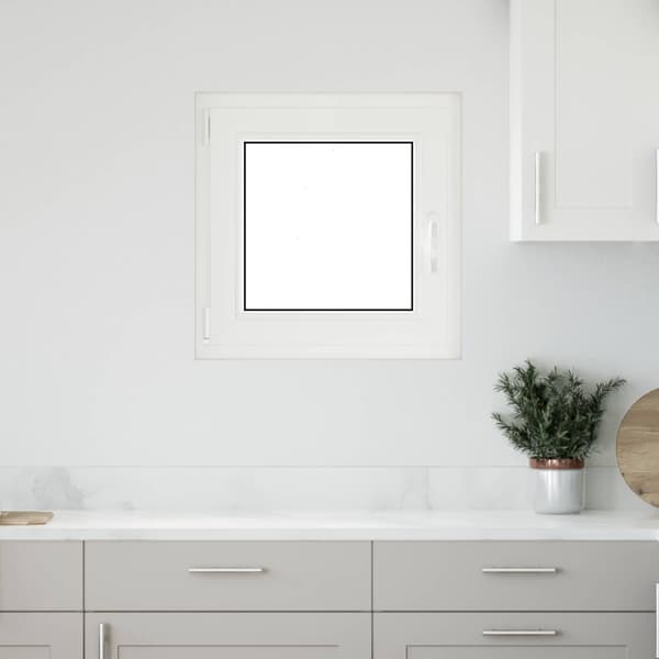 Källarfönster RISOR Antracit 60 x 60 cm PVC och glas