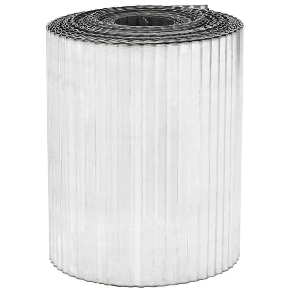 vidaxl Kant för gräsmatta 10 m x 20 cm Galvaniserat stål Silver