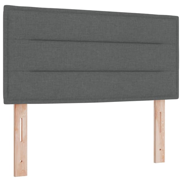 Huvudgavel Mörkgrå 80 cm tyg