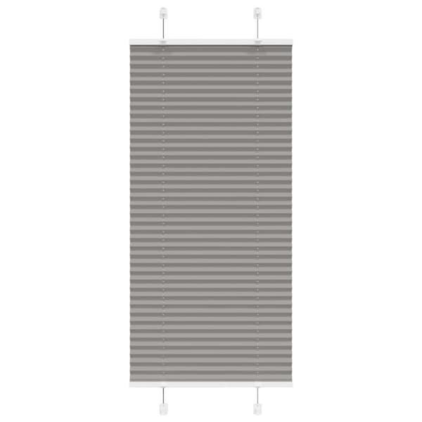 Plisserad persienn antracit 55x150cm tyg bredd 54,4cm polyester