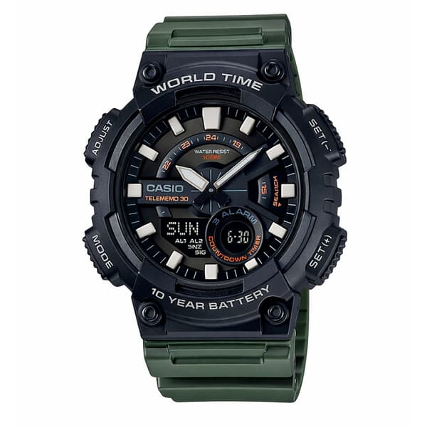 CASIO AEQ-110W-3A - Quartz Klocka Herr (52,2MM)