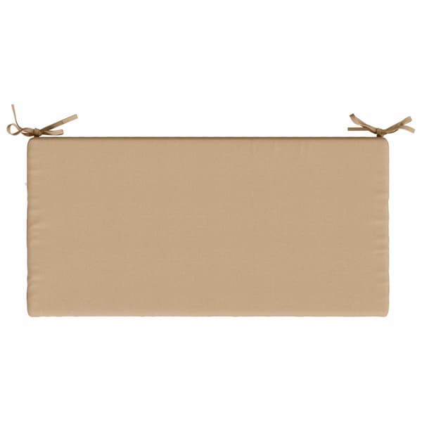Bänk kudde SOEST 100% Polyester Sand 60 x 40 x 5 cm