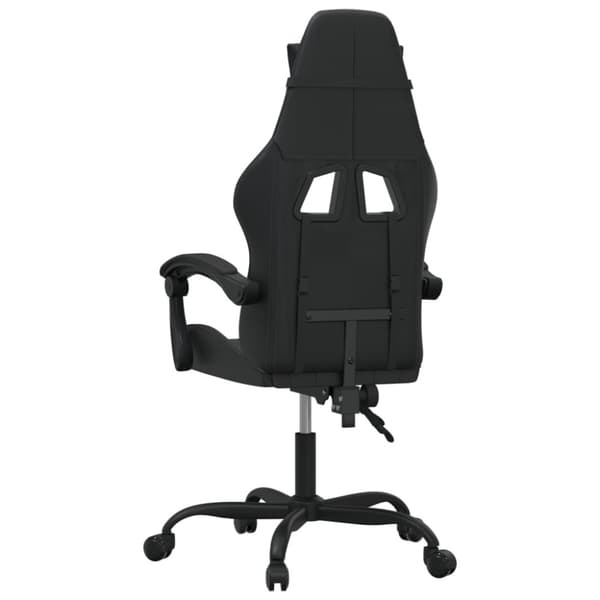 Gamingstol svart konstläder