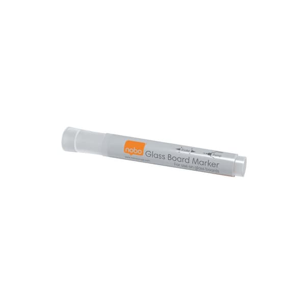 Whiteboardpenna NOBO glas vit 4/fp