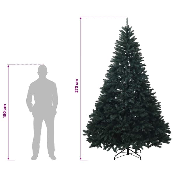 Plast Hingad Julgran 270 cm 600 LED-lampor Varmvit