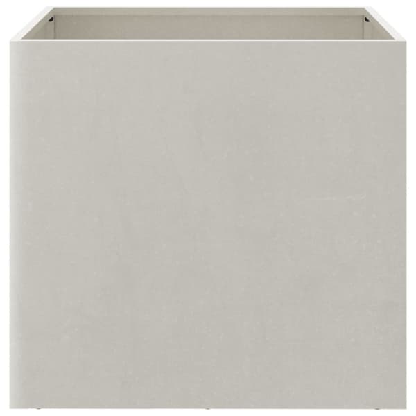Odlingslåda silver 42x40x39 cm rostfritt stål