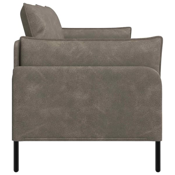 2-sits soffa Grå 188 x 81 x 89 cm Konstläder