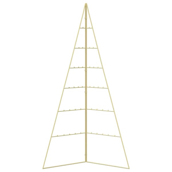 Metall julgran KUOPIO 140 cm Stål Guld