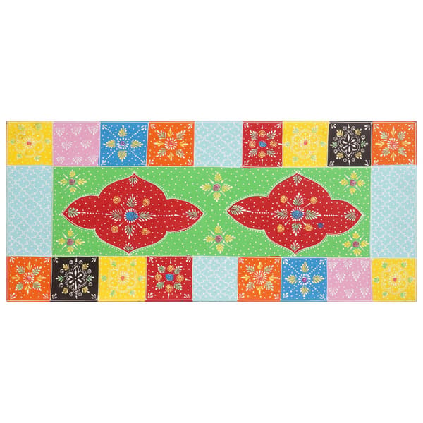 Sidobord 2 pcs Flerfärgsdesign