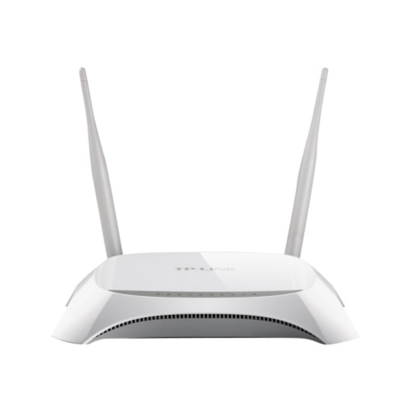 TP-Link TL-MR3420 3G/4G 300Mbps Wireless N Router - trådlös router - Wi-Fi - skrivbordsmodell Svart, Vit