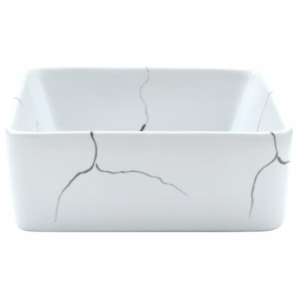 Handfat vit rektangulär 46x35,5x13 cm keramik