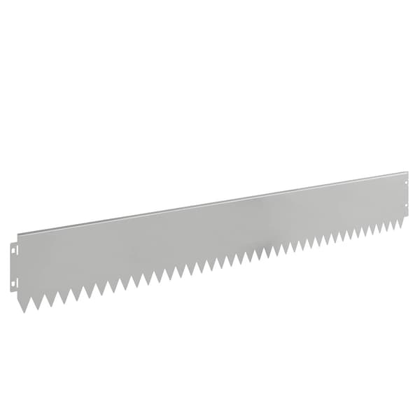 Kant för gräsmatta 10 pcs 103 x 15 cm Stål Silver