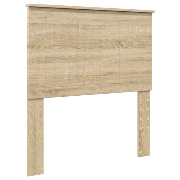 Förvaringssäng med låda Sonoma-ek 90 x 200 cm Konstruerat trä