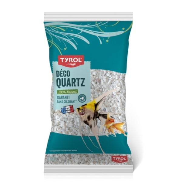 Akvariegrus Snow White 2-3 mm Tyrol 4 kg