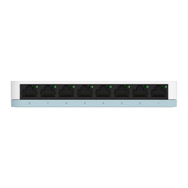 D-Link DGS-1008D/E nätverksswitchar Ohanterad Gigabit Ethernet (10/100/1000) Svart