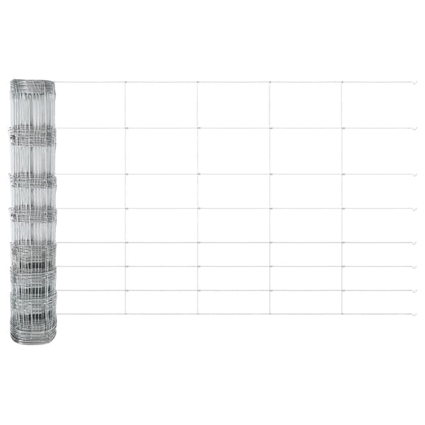 Stängselstolpe Galvaniserad 50 x 1 m Stål