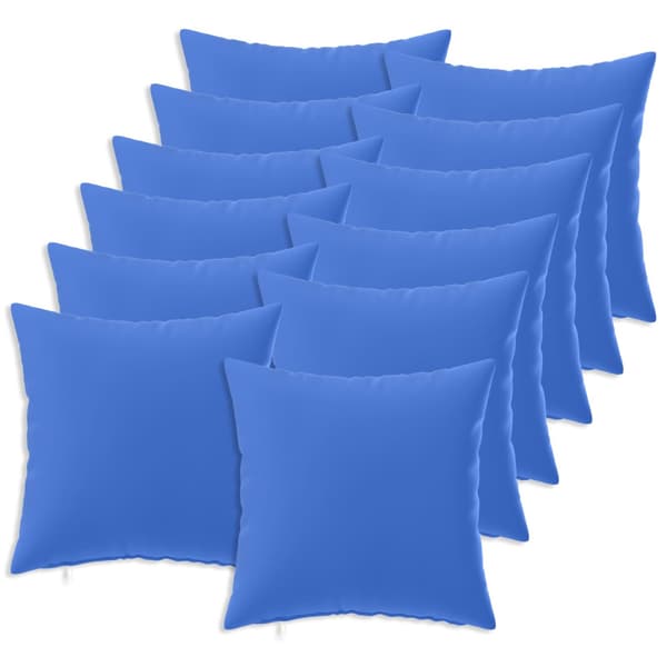 Kuddöverdrag 12 st HEERLEN Kungsblå 45 x 45 cm Polyester
