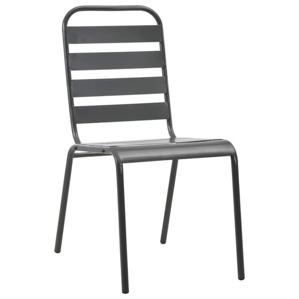 Trädgårdsmöbelset 7 pcs Antracit Pulverlackerad stål