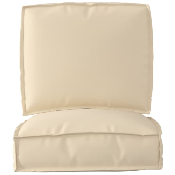 Pallkuddset 2 pcs Beige Oxford Tyg