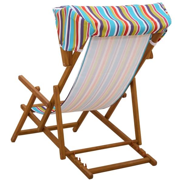 Deck Chair 2 st 3 Position Massiv Eukalyptus Trä
