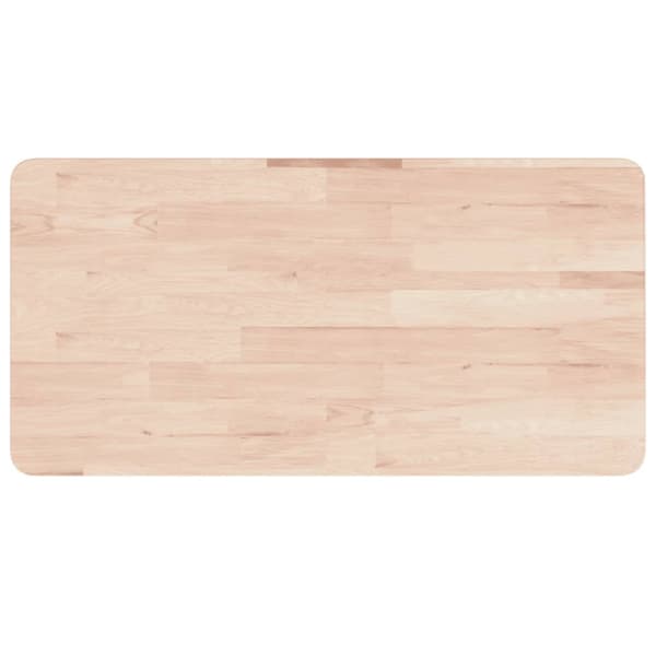 Arbetsbänk 100x60x83 cm massiv ek rektangulär