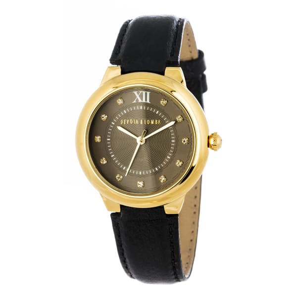 DEVOTA & LOMBA DL006W-02BLAC - Quartz Klocka Dam (34MM)