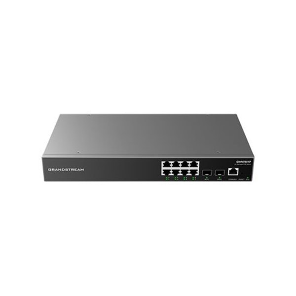 Grandstream GWN7801 - switch - 8 portar - Administrerad - rackmonterbar